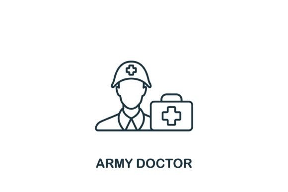 Army Doctor Icon: A Versatile Design Element