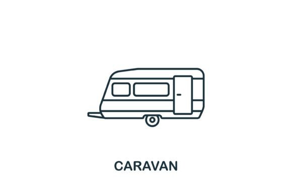 Caravan Icon: A Versatile Symbol for Outdoor Enthusiasts