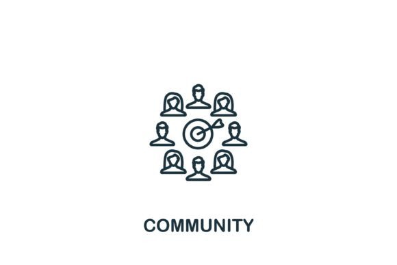 Community Icon: A Simple and Versatile Symbol for Your Design Needs