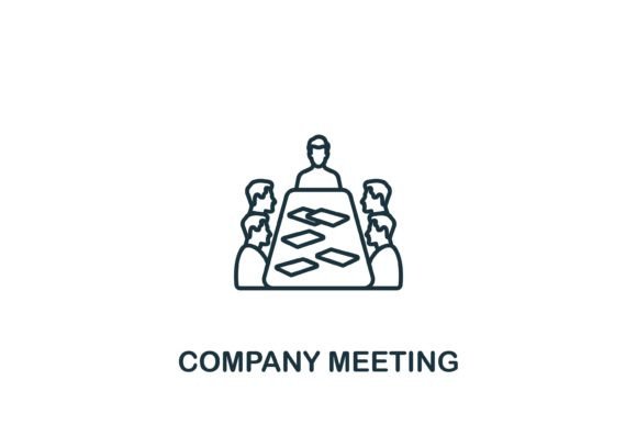 Company Meeting Icon: A Versatile Symbol for Modern Communication