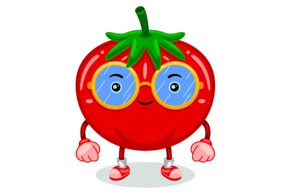 Cute Tomato Mascot Vector for Creative Projects