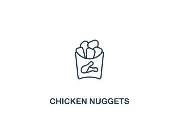 Enhance Designs with the Chicken Nuggets Icon