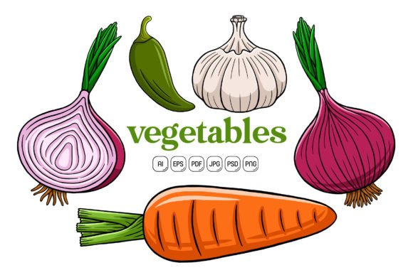 Explore Creativity with Vegetables Pack Vector 01