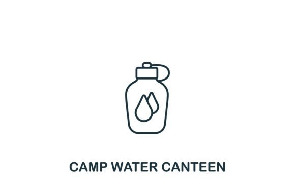 Exploring the Versatility of Camp Water Canteen Icons in Modern Design