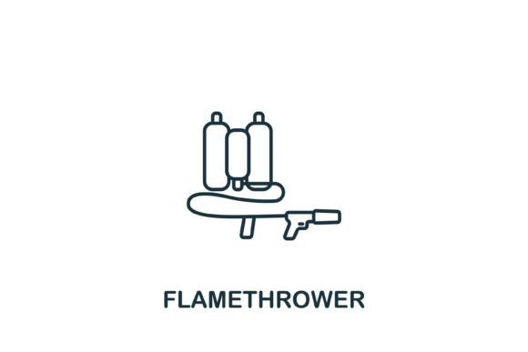 Flamethrower Icon: A Versatile Symbol for Modern Design
