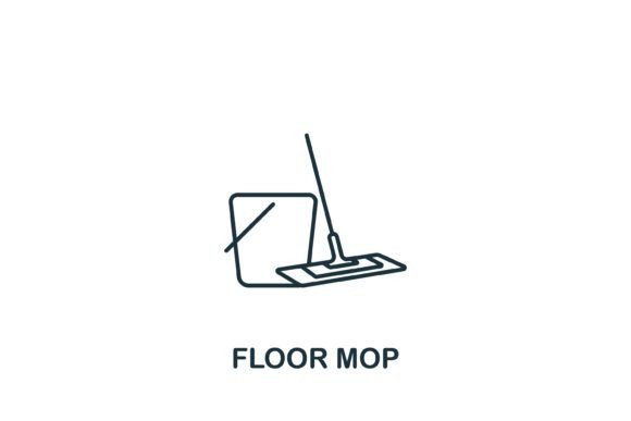 Floor Mop Icon: A Simple, Versatile Cleaning Symbol