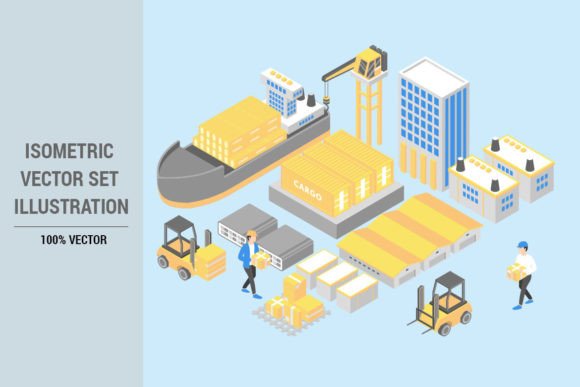 Isometric Logistic Service: A Versatile Tool for Modern Visual Projects