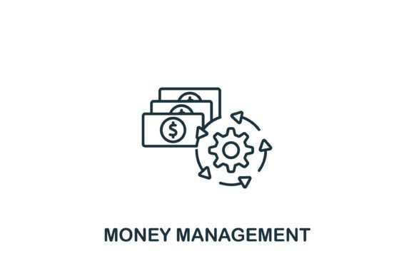 Money Management Icon for Modern Design