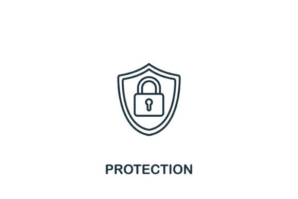 Protection Icon: Versatile and Simple Insurance Symbol