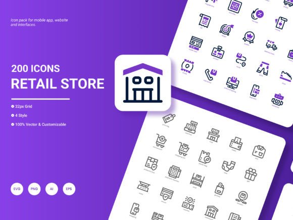 Retail Store Icon Pack: A Comprehensive Guide