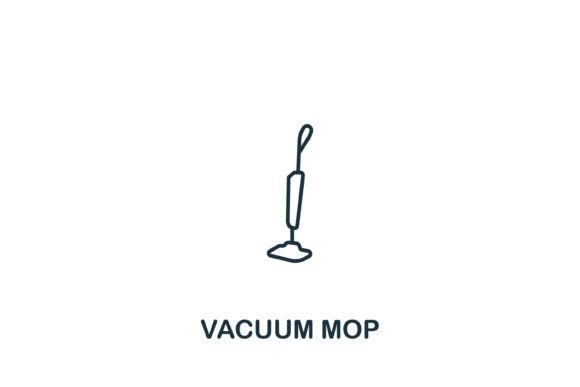 Streamline Your Designs with the Vacuum Mop Icon