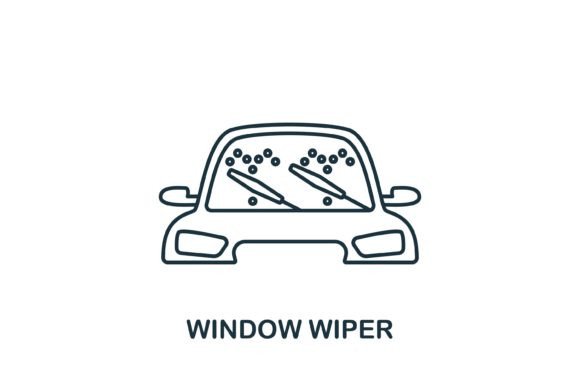 Window Wiper Icon: A Versatile Symbol for Car Service and Beyond